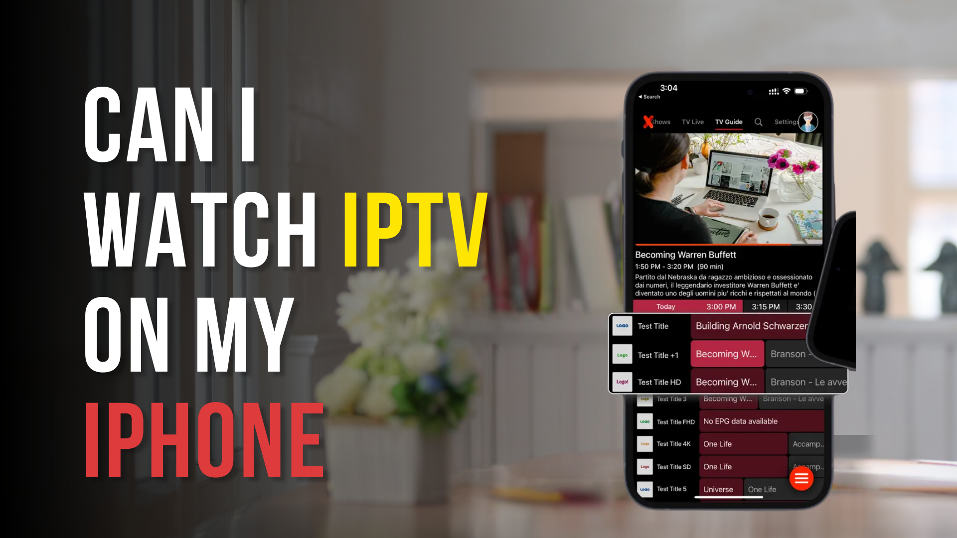 IPTV on iPhone - Top 7 IPTV Apps for iOS